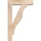 Ekena Millwork Funston Block Smooth Bracket w/ Offset Brace, Douglas Fir, 5 1/2"W x 20"D x 32"H BKT0604X20X32FST05SDF - alternate 3